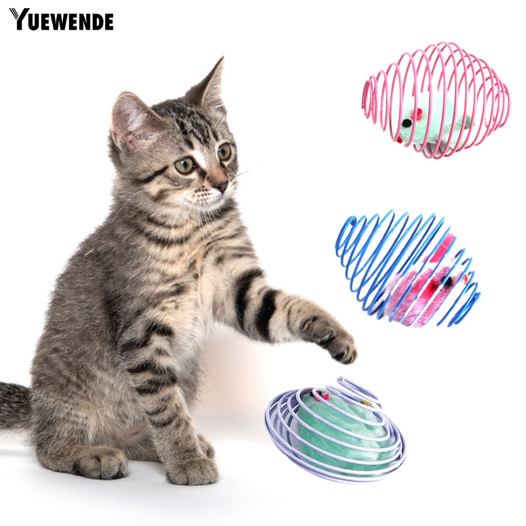 Set 6 Quả Bóng Gắn Chuột Giả Đồ Chơi Cho Mèo Cưng