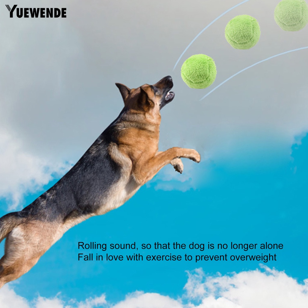 Bộ 1 Quả Bóng Đồ Chơi Điện Tử Chống Cắn Có Âm Thanh Thú Vị Cho Thú Cưng YQ.E