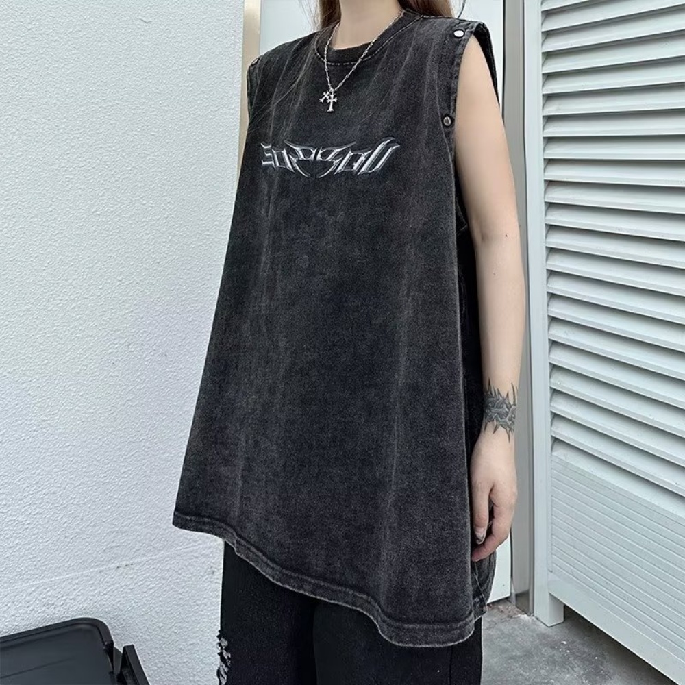 Áo Thun Cotton Tay Ngắn Dáng Rộng Phong Cách Đường Phố Mỹ Thời Trang Mùa Hè Cho Nam Và Nữ