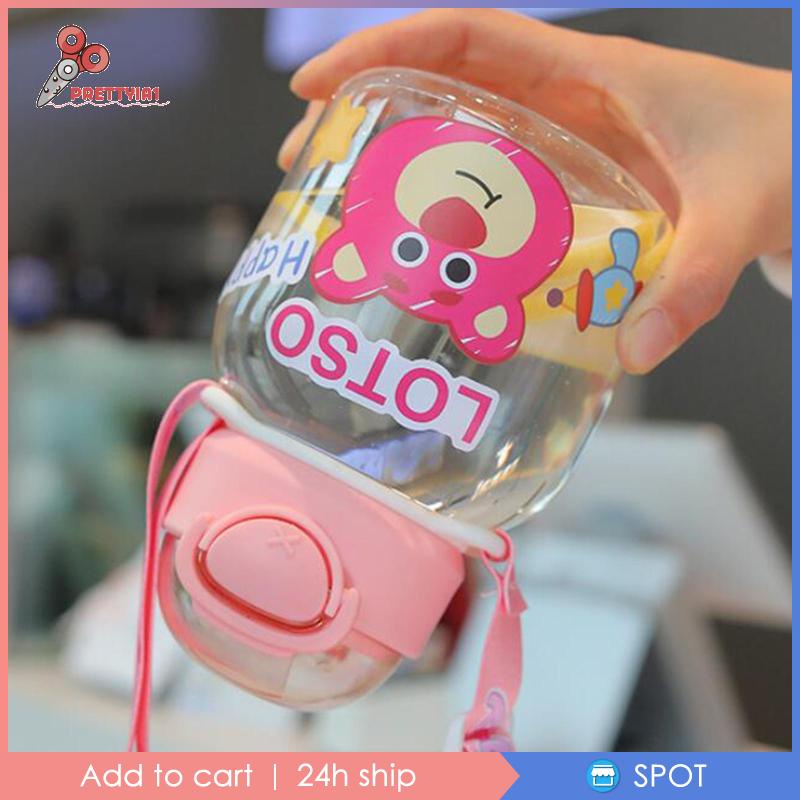 [Prettyia1] Bình Nước Kèm Ống Hút Mở Rộng Cho Hoạt Động Ngoài Trời