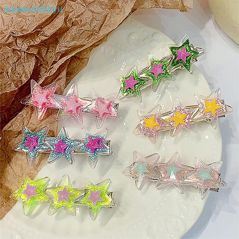 Kẹp Tóc Hình Ngôi Sao Trong Suốt Lấp Lánh Thời Trang Cho Nữ