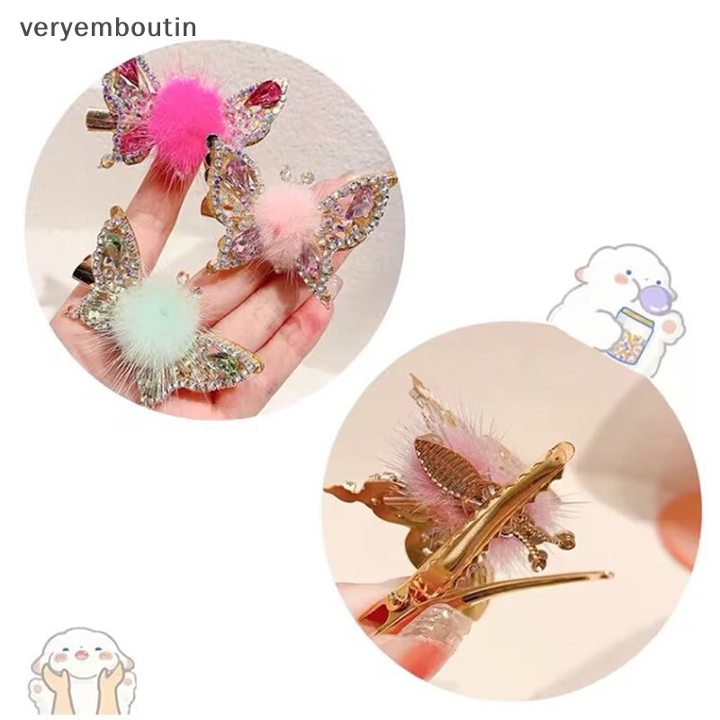 Kẹp Tóc Hình Bướm 3D Bằng Hợp Kim Dành Cho Nữ