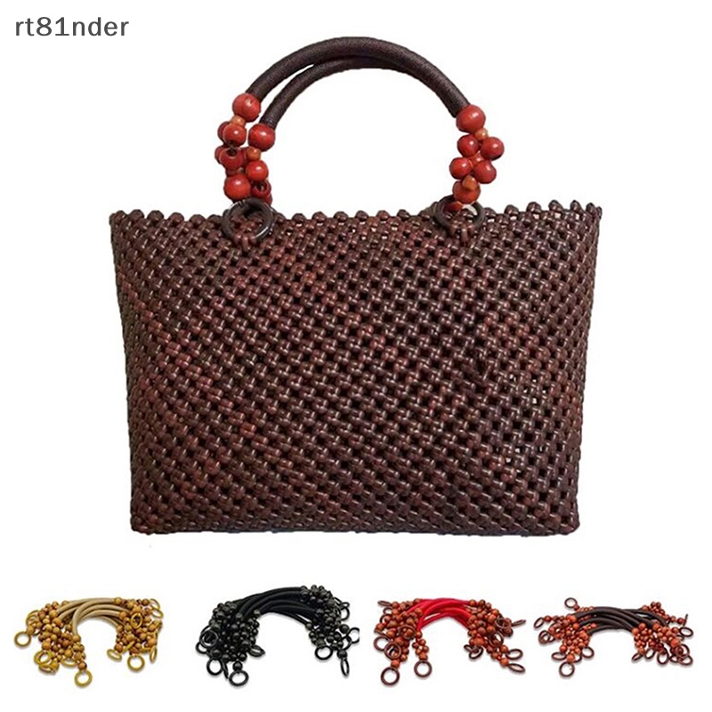 Rt Dây Đeo Túi Xách Hạt Gỗ 47cm Handmade Thời Trang
