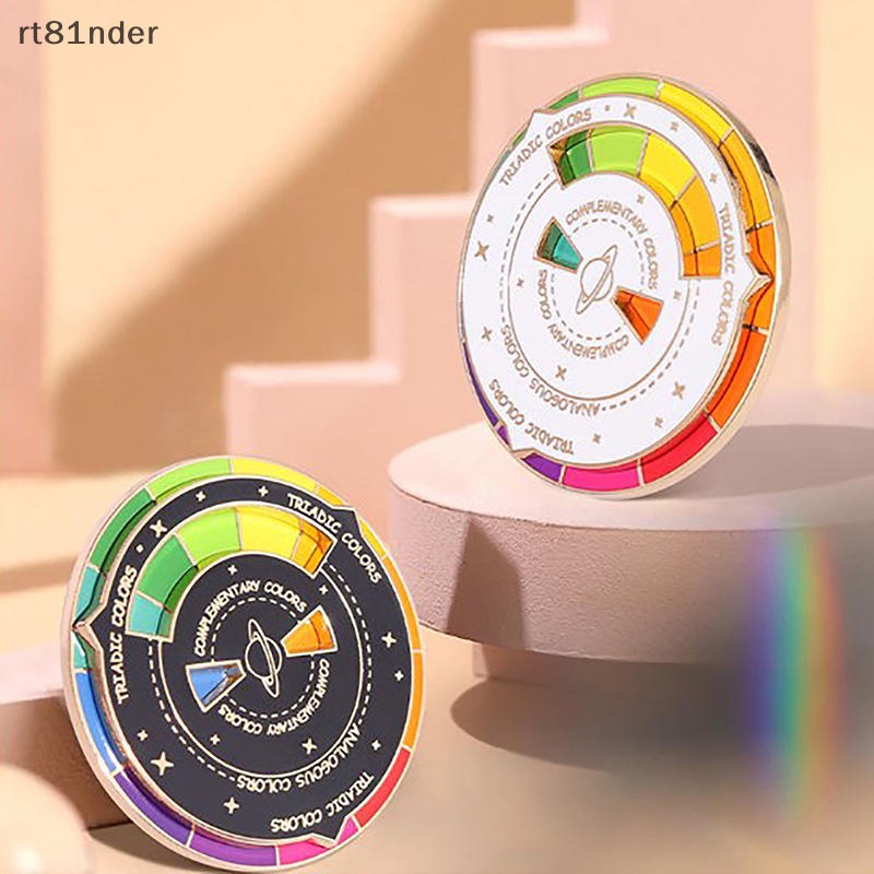 Rt Ghim Cài Áo Hình Bánh Xe Quay Tráng Men Màu Sắc Dùng Làm Quà Tặng