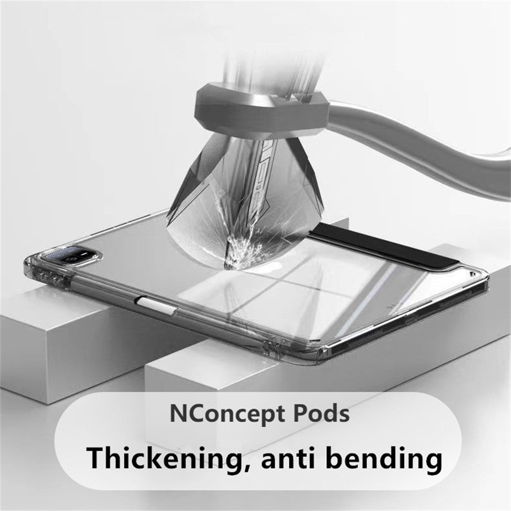 Ốp Máy Tính Bảng Bằng PC Trong Suốt Kèm Ngăn Đựng Bút Chì Nam Châm Cho Xiaomi Pad 6 Pro / MI Pad 6 Xiaomi MI Pad 6 Pro 2023 11 Inch