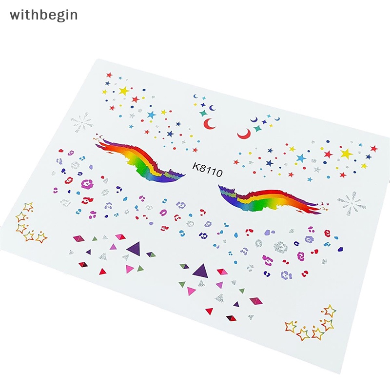 Bộ 4 Cặp Miếng Dán Đường Viền Mắt Dễ Thương Trang Điểm Lễ Hội