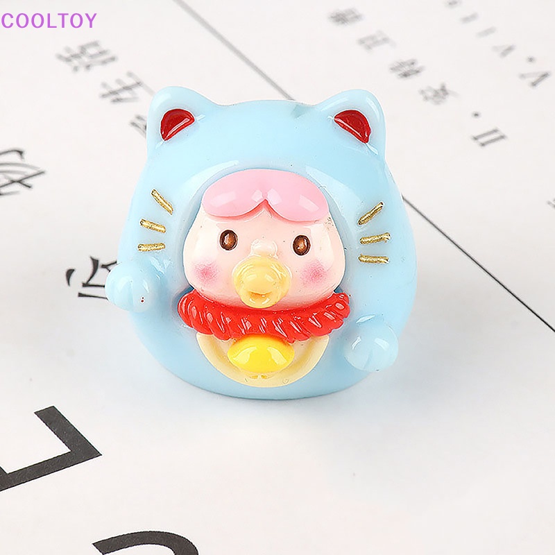 1 Đồ trang trí Mèo May Mắn Hoạt Hình Mini Trang Trí Tiểu Cảnh / Xe Hơi