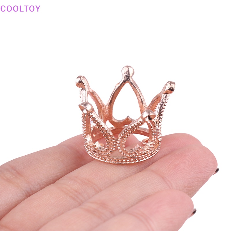 Vương Miện Kim Loại Trang Trí Tóc Cho Búp Bê 1 / 6