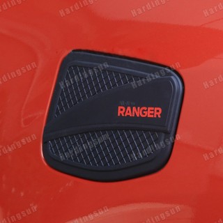 Nắp đậy bình nhiên liệu bằng nhựa abs màu đen nhám 4x4 cho ford ranger t6 t7 t8 2012-2019