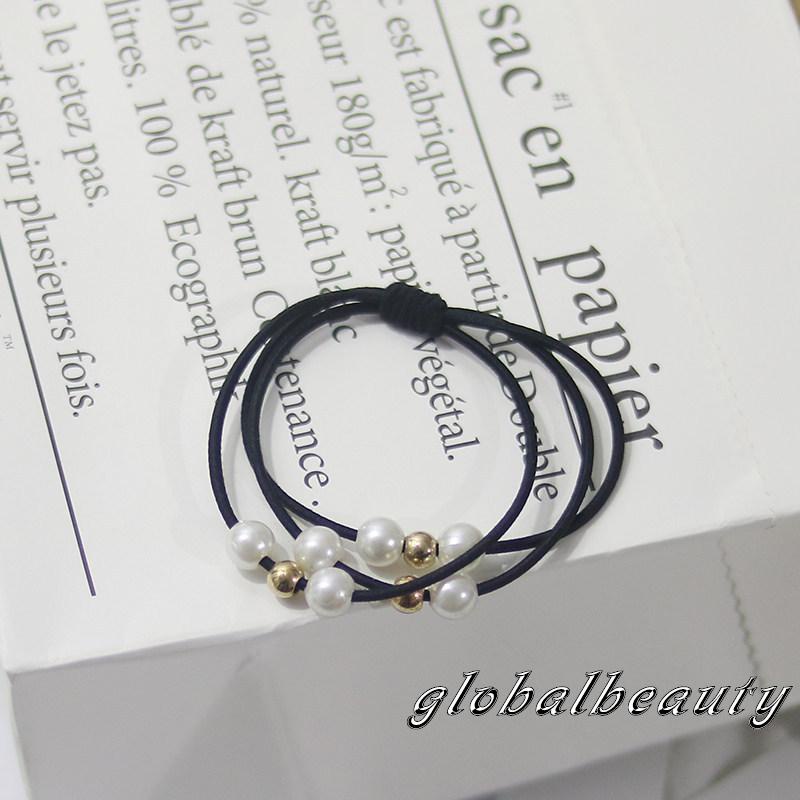 Dây Cột Tóc 3 Trong 1 Đính Ngọc Trai Giả Xinh Xắn Cho Nữ