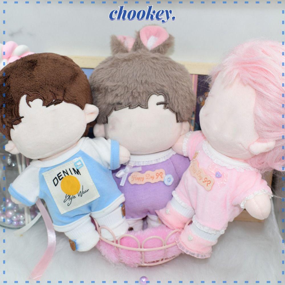 CHOOKEY Búp Bê 20cm Màu Xanh Dương / Tím / Hồng Xinh Xắn