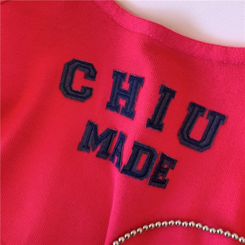 Áo Croptop Sát Nách In Chữ Phong Cách Hàn Quốc Thời Trang Mùa Hè Cho Bé Gái