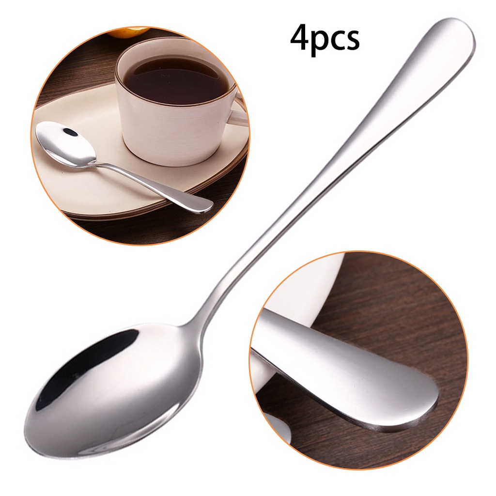 Muỗng Ăn Kem / Súp Bằng Thép Không Gỉ Đa Năng Tiện Dụng