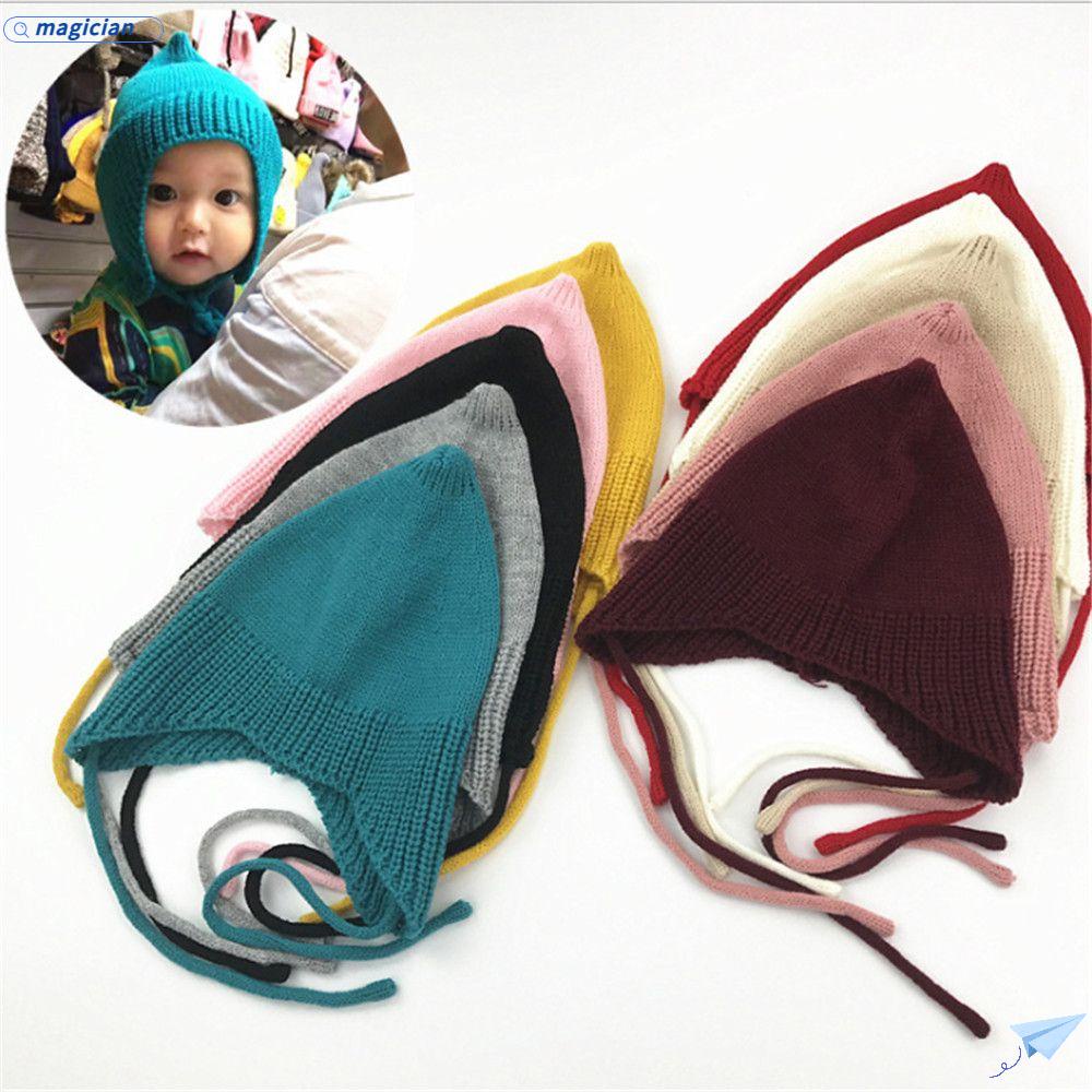 Mũ Len Trùm Đầu Giữ Ấm Cho Bé