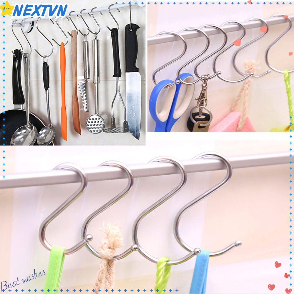 Set 1 / 5 / 10 Móc Treo Đồ Tiện Dụng|Giá Đỡ Dụng Cụ Nhà Bếp Thiết Kế Tiện Lợi Dễ Dùng