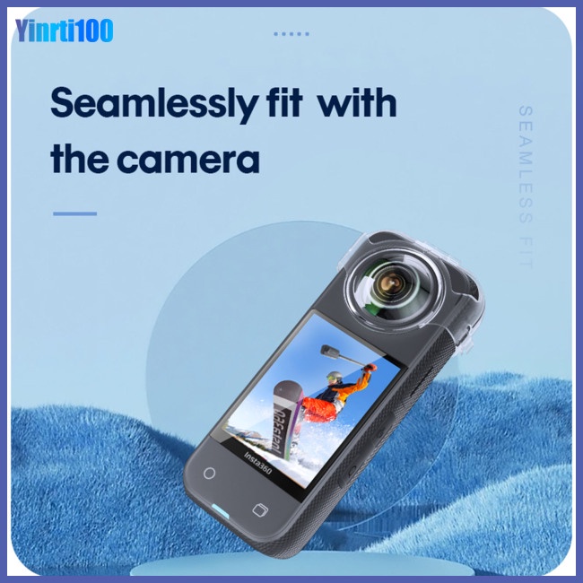 Vỏ Bảo Vệ Ống Kính Máy Ảnh Trong Suốt Chống Bụi Chống Rơi Cho Insta360 X3