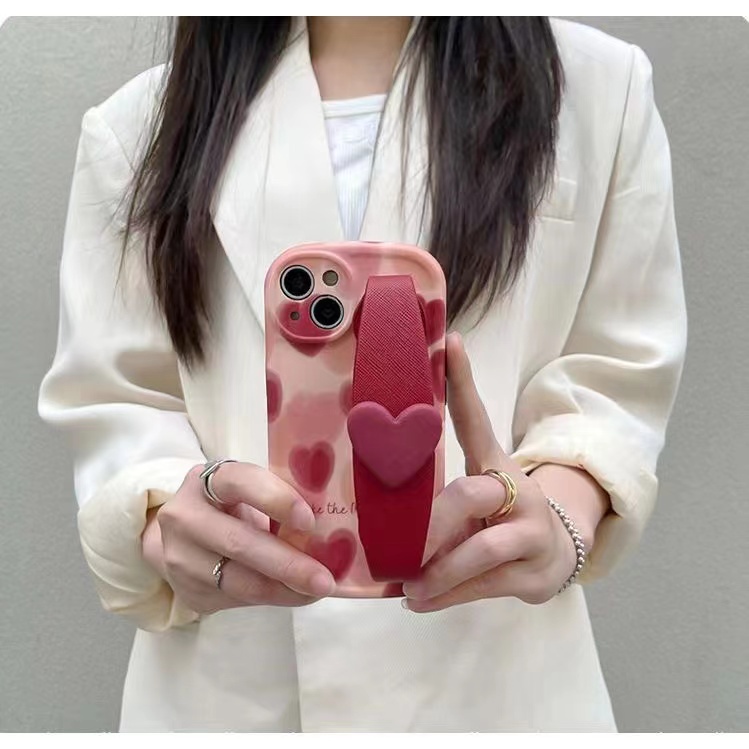 Ốp Điện Thoại Họa Tiết Trái Tim Cho iPhone14 14promax 14pro 14plus 13 13promax 13pro 12 12promax 12pro 11 x / xs xr 7plus