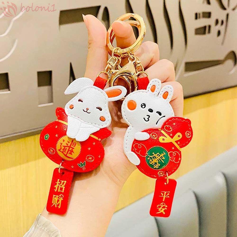 Móc Khóa Hình Thỏ Phong Cách Trung Hoa Cho Năm Mới