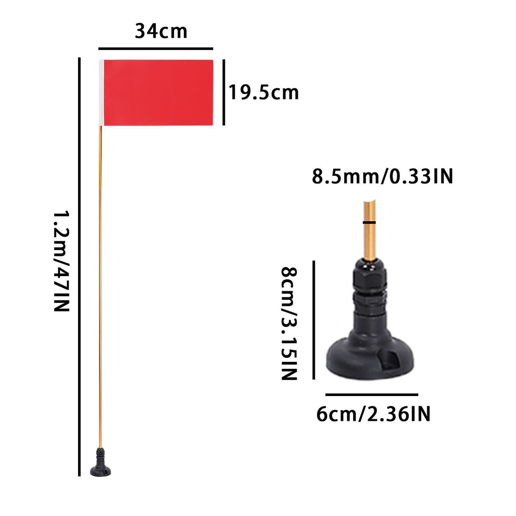 Cờ An Toàn Cho Thuyền Kayak 47 &quot;
