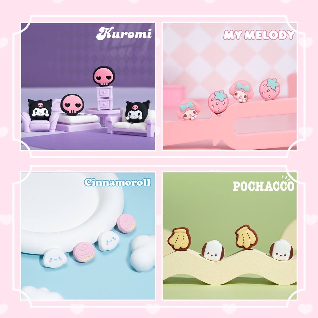 SANRIO Nắp Silicone Bảo Vệ Ngón Cái Cho Nintendo Switch Và Switch OLED