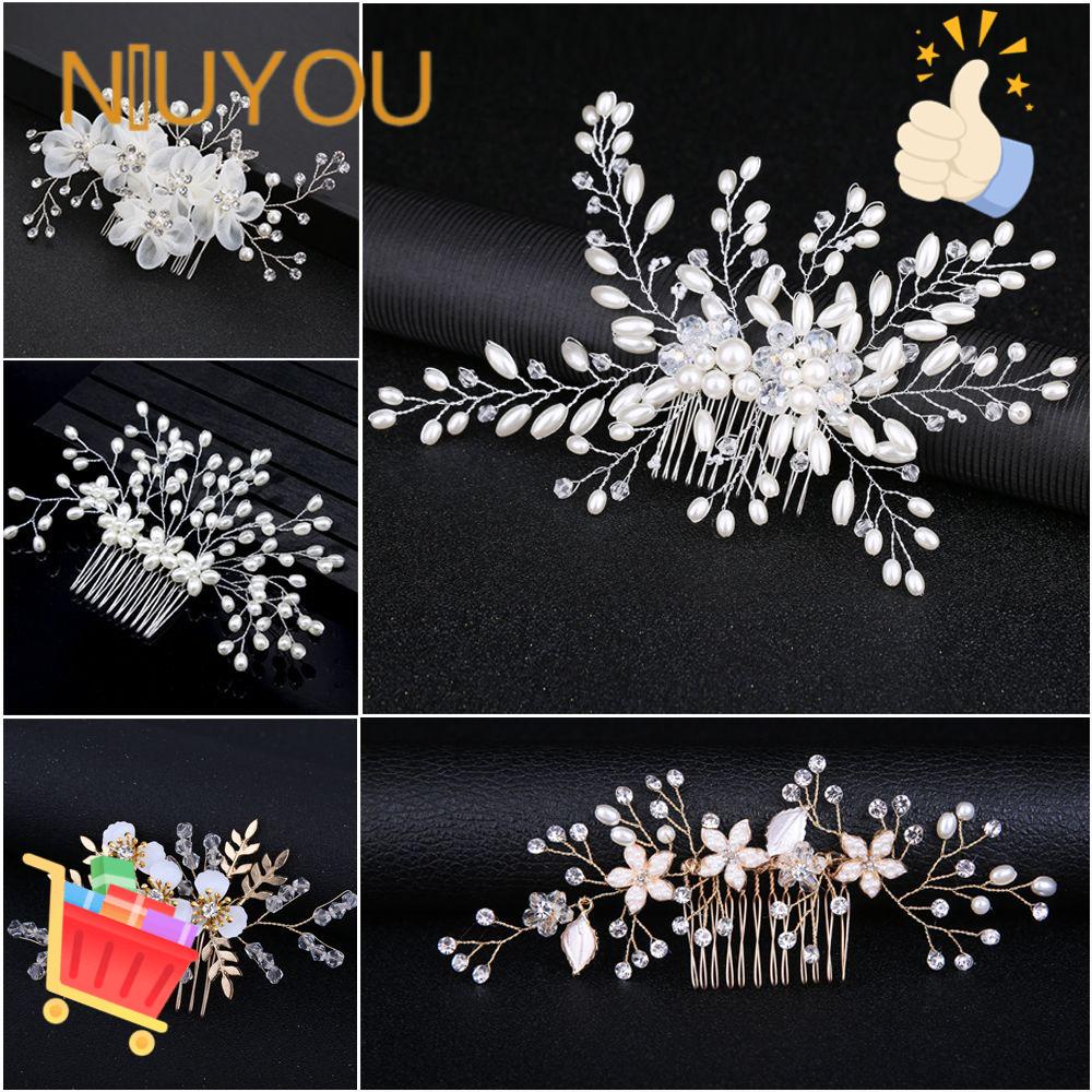 Lược Cài Tóc Cho Cô Dâu Ngày Cưới|Phụ Kiện Trang Trí Tóc Xinh Xắn Chất Lượng