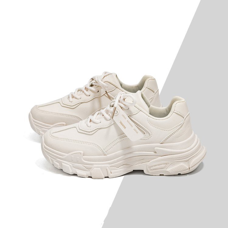 Giày Thể Thao Da Đế Dày Thời Trang Cho Nữ