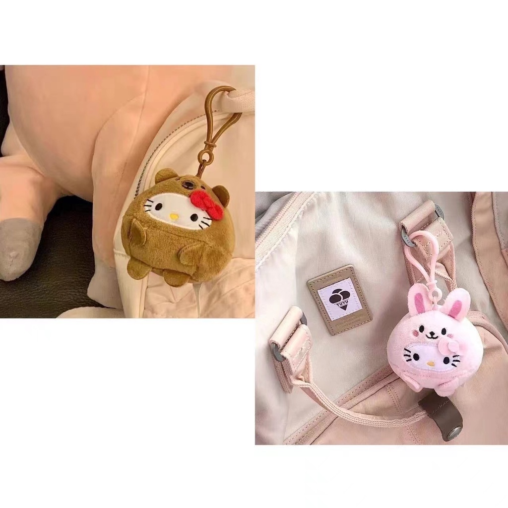 Móc Khóa Hello Kitty Nhồi Bông Dễ Thương