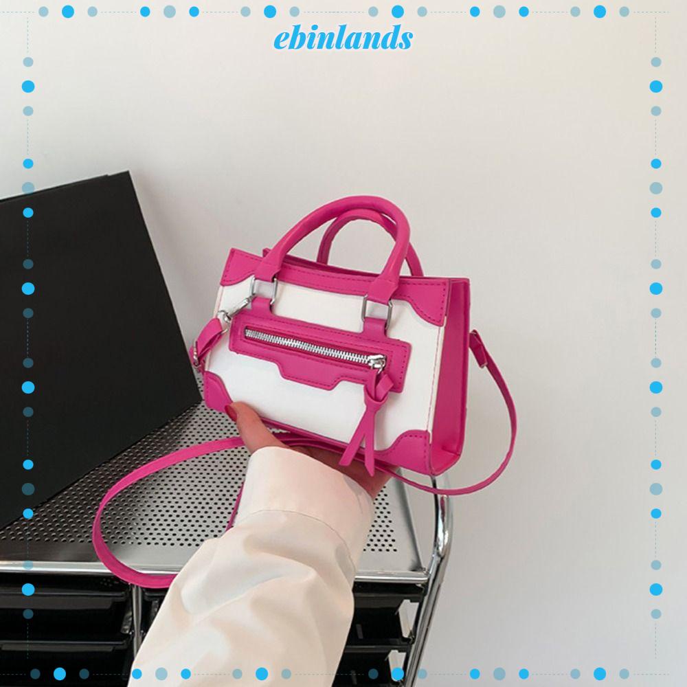 Ebinlands Túi Xách Mini Nhiều Màu Sắc Thiết Kế Niche Có Khóa Kéo Cho Nữ