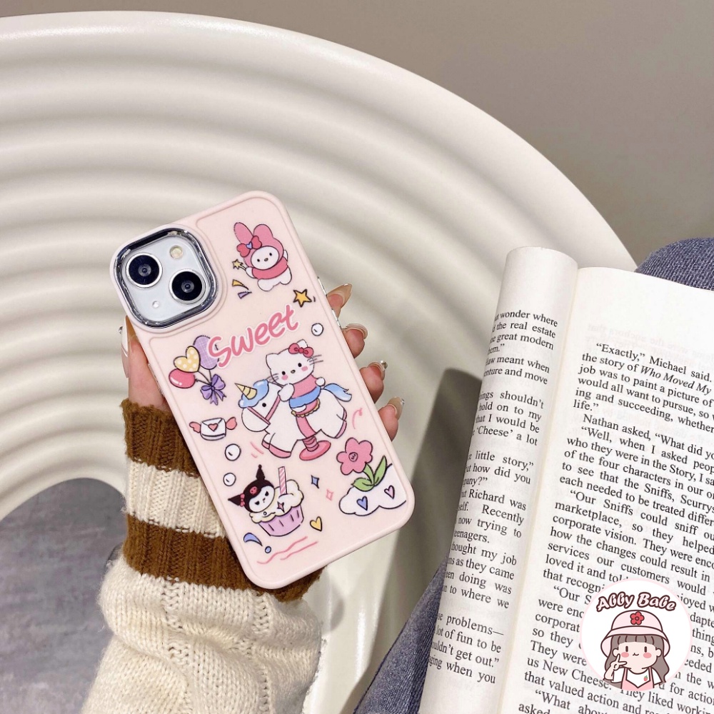 Ốp Điện Thoại TPU Mềm Bóng Chống Bẩn Chống Va Đập In Hình Melody Kuromi Cho IPhone 14 Pro Max 11 12 Pro Max X XS 7Plus