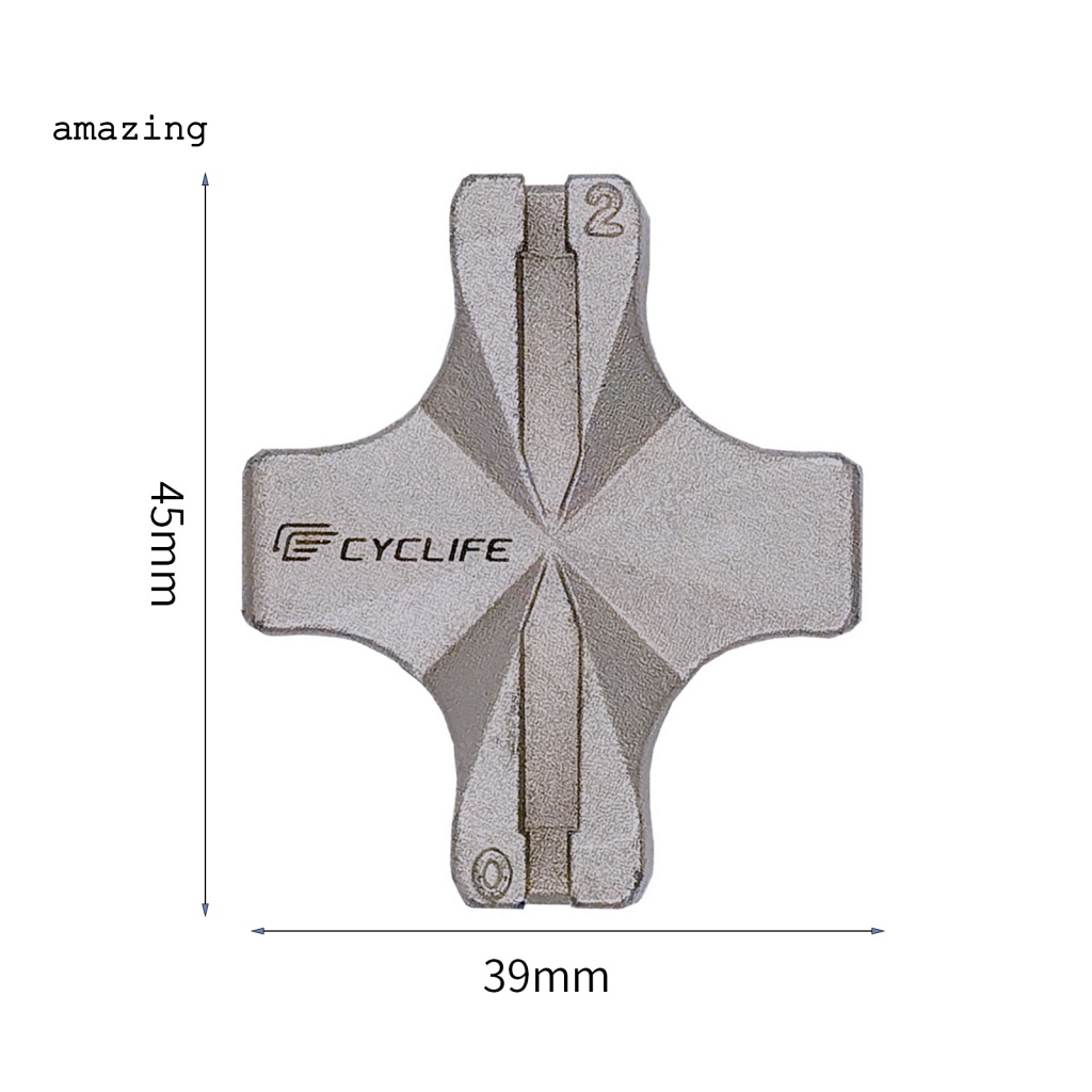 Cờ Lê Điều Chỉnh Căm Xe Đạp Bằng Thép Cứng Chắc Chắn Chống Mòn