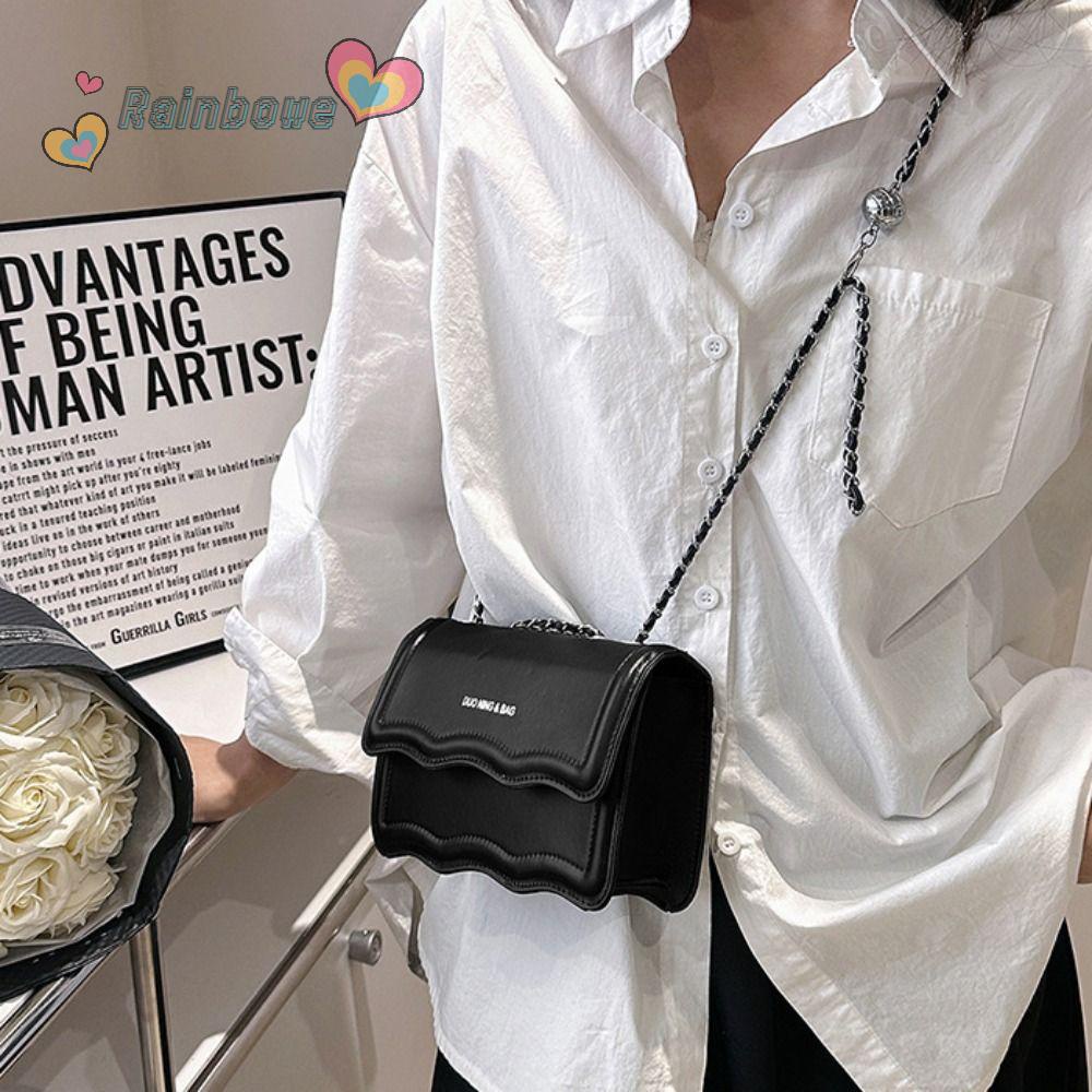 Túi Xách Đeo Vai Họa Tiết Cầu Vồng Thời Trang Sành Điệu Cho Nữ