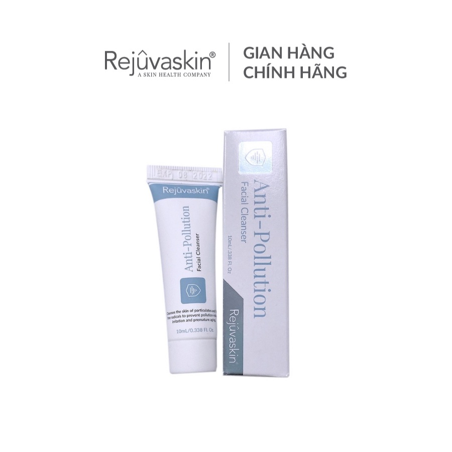 Sữa rửa mặt chống ô nhiễm Rejuvaskin Anti-Pollution làm sạch sâu 10ml - DH Beauty