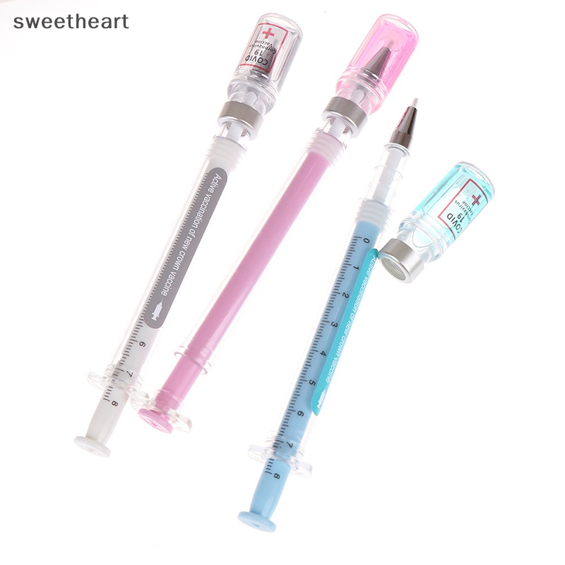 Ống tiêm hình dạng đặc biệt văn phòng phẩm dễ thương 0.5mm Văn Phòng TrườNg Học cung cấp Bút gel mới