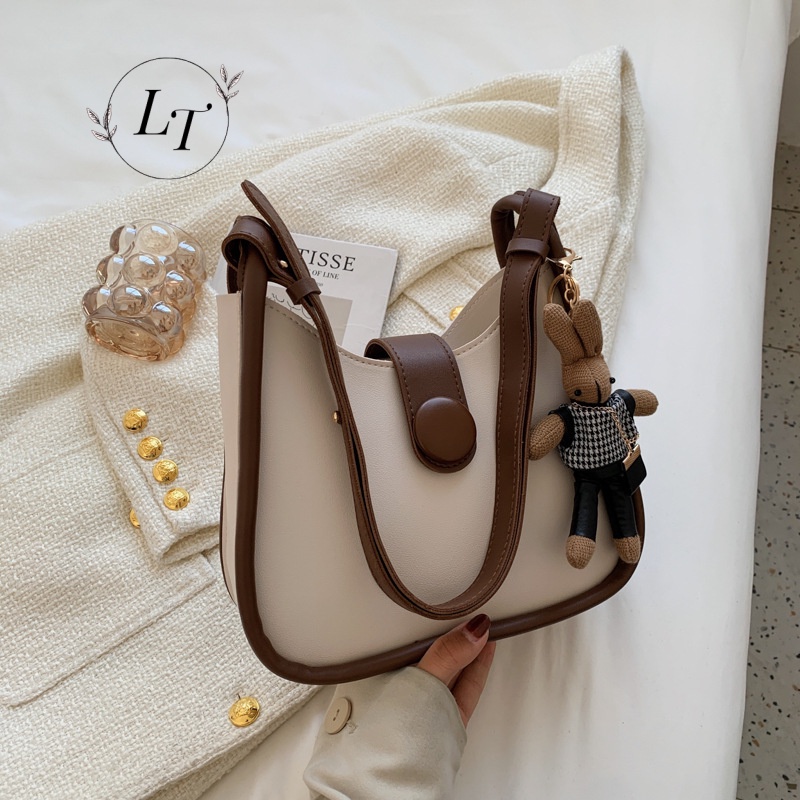 Miss.LT Túi  nữ đeo chéo ulzzang basic trơn 2023 NEW L91T2AN