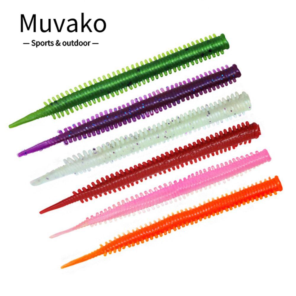 MUVAKO Bộ 10 Mồi Câu Cá Nhân Tạo Mềm Mại Tiện Dụng