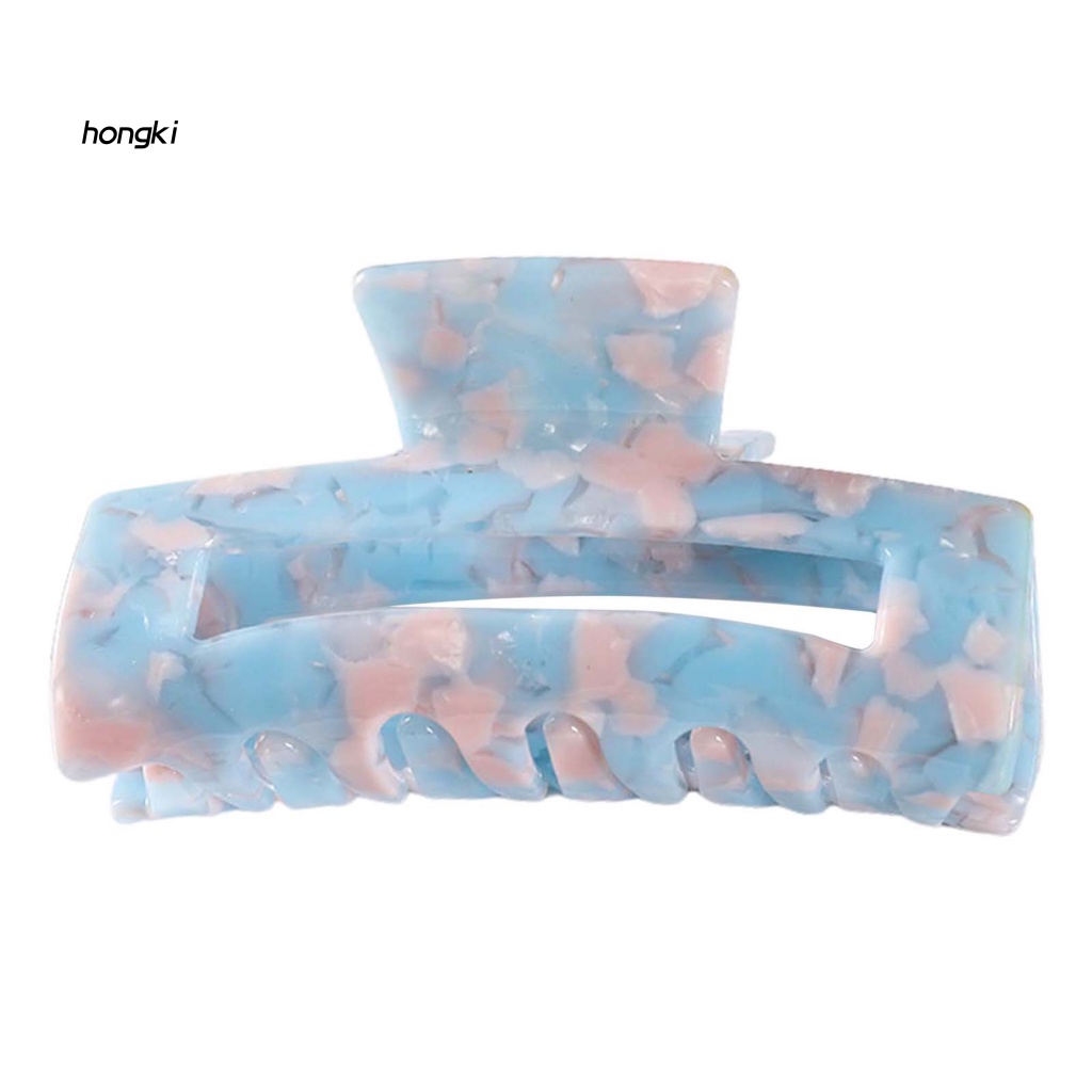 Kẹp Tóc Càng Cua Lớn In Họa Tiết Da Báo Thời Trang