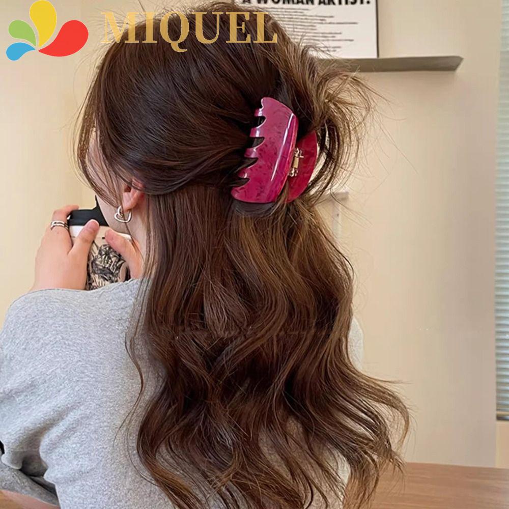 Kẹp Tóc Càng Cua Bằng Acrylic Màu Cherry Phong Cách Vintage Thanh Lịch Dành Cho Nữ