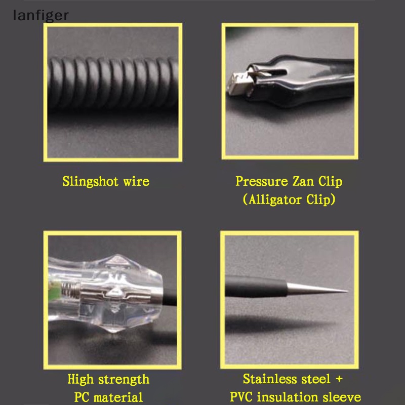 Thiết Bị Kiểm Tra Vôn Kế Đèn LED Kỹ Thuật Số 3-60V DC