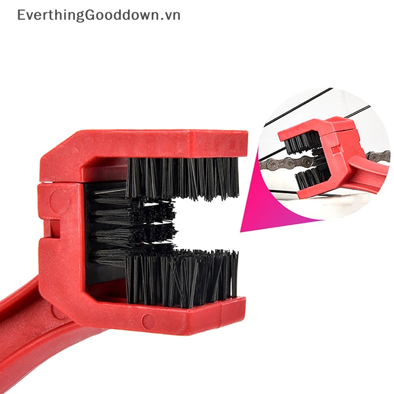 Bàn Chải Làm Sạch Xích Xe Đạp / Mô Tô Bằng Nhựa Tiện Dụng