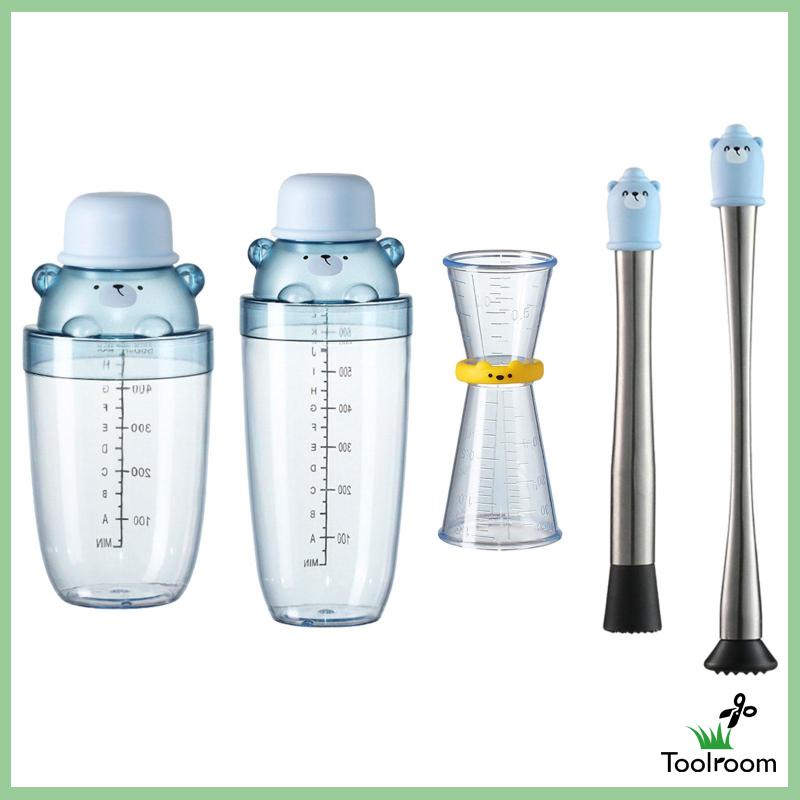 Bình Lắc Cocktail Chống Rò Rỉ Màu Trong Suốt