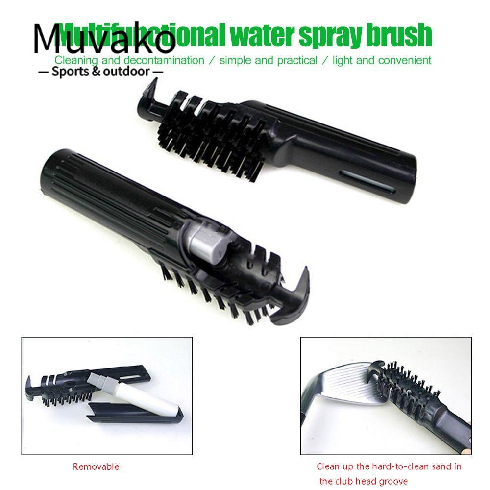 MUVAKO Bàn Chải Vệ Sinh Gậy Đánh Golf  Kèm Bình Nước Tiện Dụng