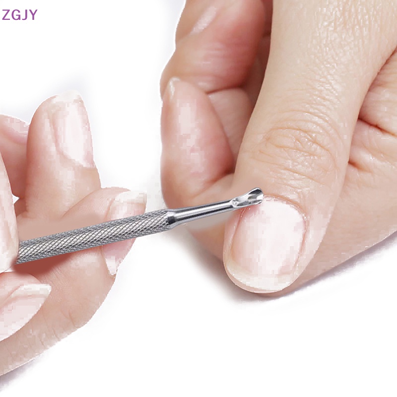 Dụng Cụ Loại Bỏ Da Chết Cho Móng Tay Bằng Thép Không Gỉ Tiện Dụng Mới