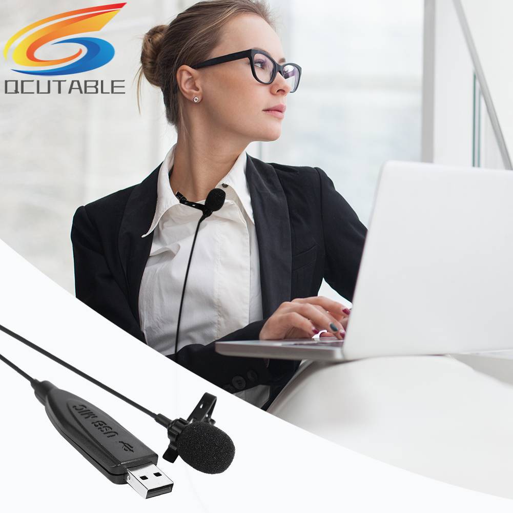 Micro Có Kẹp Gắn Cổ Áo Cổng USB Tiện Dụng Cho Các Buổi Họp / PC