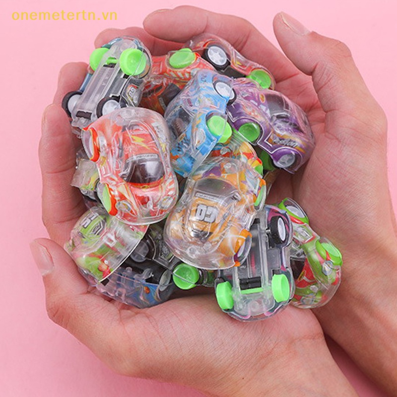 Set 5 Mô Hình Xe Hơi Hai Lớp Trong Suốt Mini Dễ Thương Dùng Làm Quà Tặng Cho Bé