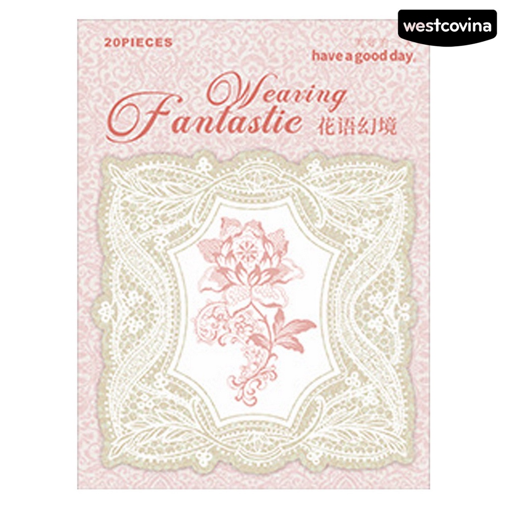 [WSTN]✎Bộ 20 Miếng Dán Trang Trí Sổ Tay Màu Sắc Gradient Xinh Xắn