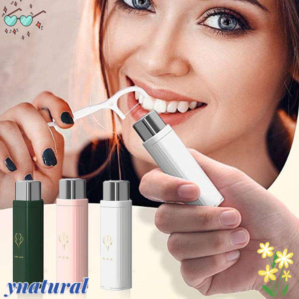 YNATURAL Dụng Cụ Chỉ Nha Khoa Làm Sạch Răng Có Thể Nạp Lại Tiện Dụng
