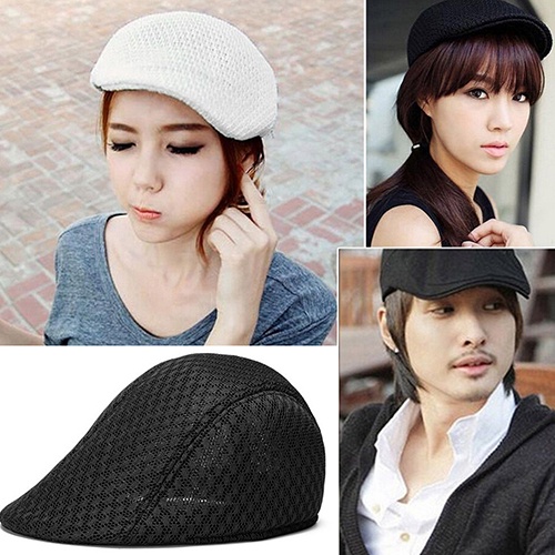 Mũ Beret Lưới Chống Nắng Thời Trang Unisex