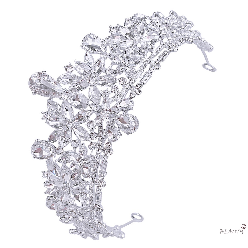 Cài Tóc Hình Vương Miện Đính Đá Sang Trọng Cho Cô Dâu