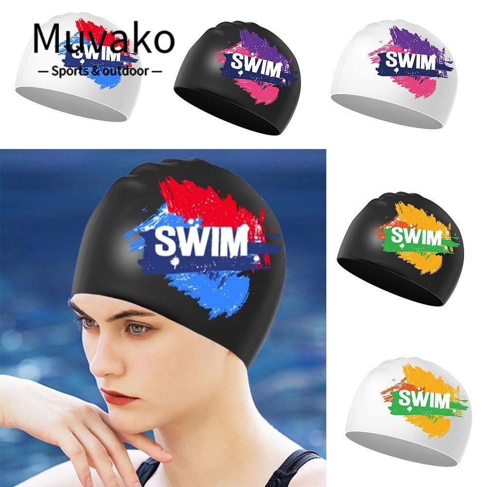 MUVAKO Mũ Bơi Rộng Vành Tiện Dụng Cho Người Lớn Và Trẻ Em