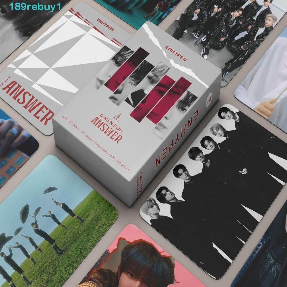 REBUY1 Set 55 Tấm Thẻ Ảnh Lomo Sưu Tầm Các Thành Viên Nhóm Nhạc Pop